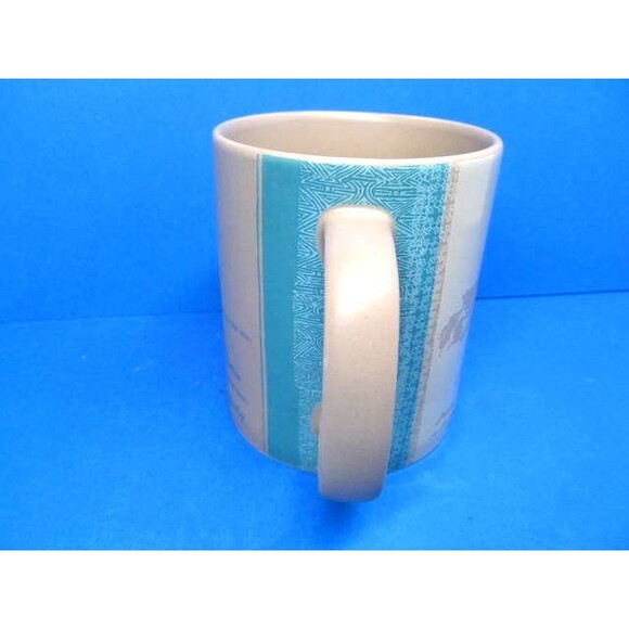 Starbucks Coffee The Origin Of Coffee 2006 Thanks To Manola 18 Oz Brown mug - Picture 4 of 12